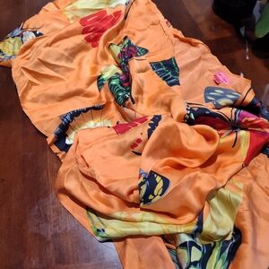 Divine Silk Butterfly Print Blouse